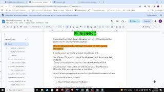 How To Download The LockDown Browser On Hp Laptop - Full Guide