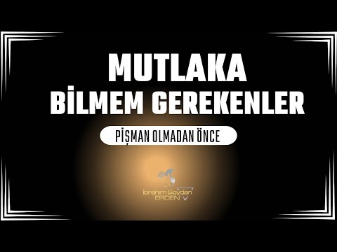 BU HER ŞEYDEN ÖNEMLİ ! 20 DAKİKA  ! | SONRA PİŞMAN OLMA !