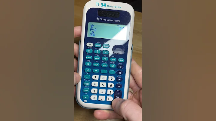 Best Affordable Scientific Calculator - TI-34 Multiview #mathematics #maths #math
