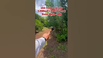 Nhà vườn trái cây 3.200m2 có 200 thổ cư Xuân Định - ĐN