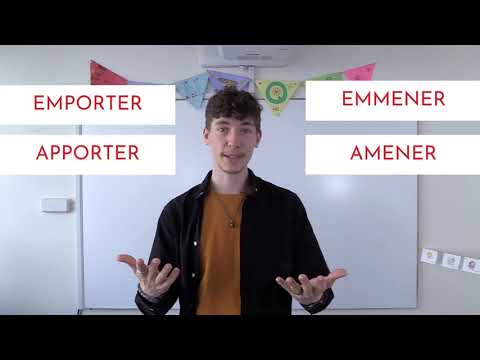 Difference Between French Verbs Apporter, Emporter, Amener, And Emmener