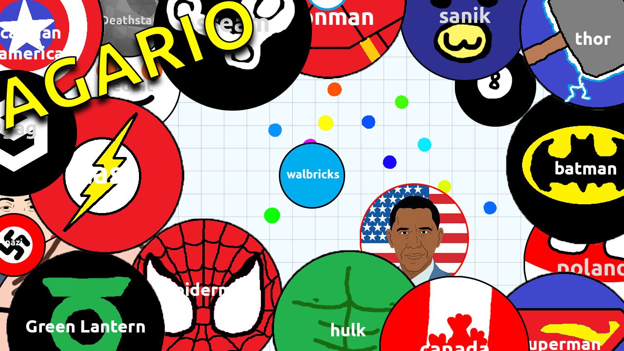 BALLS EVERYWHERE!!! Agar.io YouTube