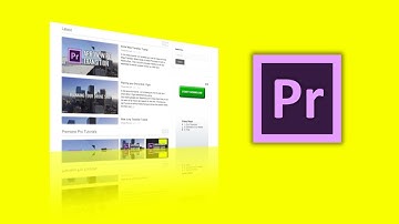 Website display tutorial in Adobe Premiere Pro by Chung Dha