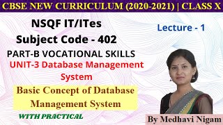 Database Management System|Part-1|Class 10|Concept of Database Management System| By Medhavi Nigam