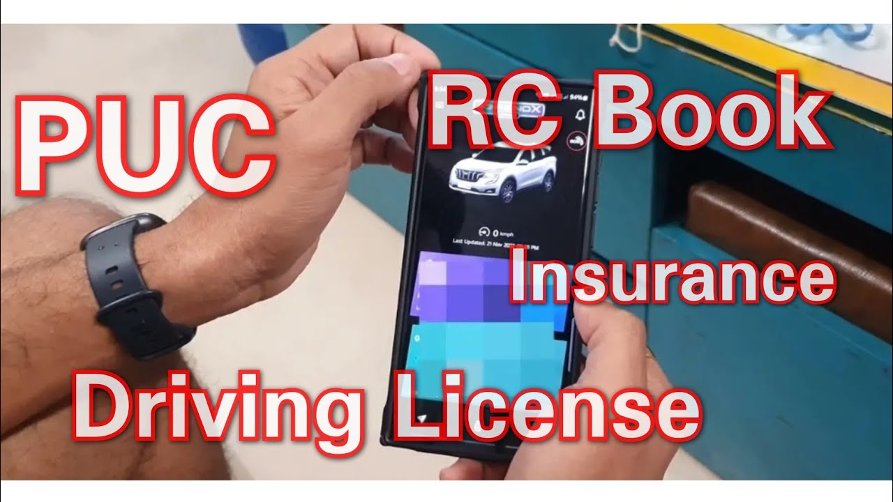 Uploading important car documents to your XUV700 Driving License, RC Book, Insurance and PUC