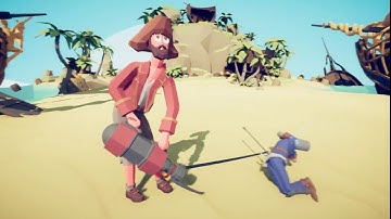 TABS | Pirate Update! Harpooner VS Every Unit!