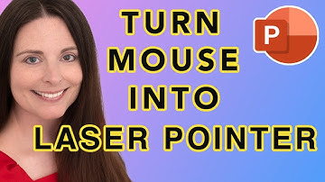 Hoe u uw muis in een laserpointer verandert en de kleur in PowerPoint verandert