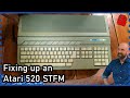 At last an atari st in the cave  meeting and restoring a 520 stfm