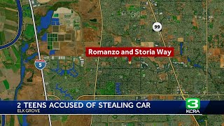 2 teens detained in Elk Grove stolen car investigation
