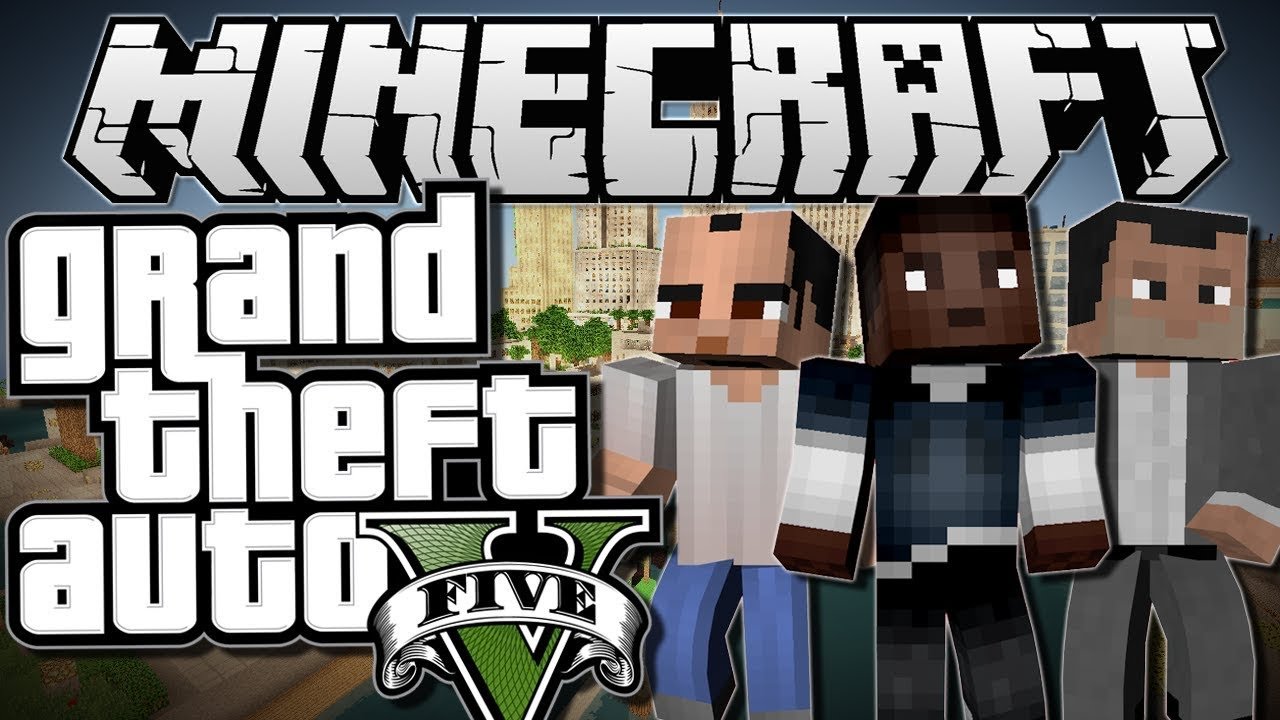 grand theft minecraft | block  city | tutorial trevor | cheogamers