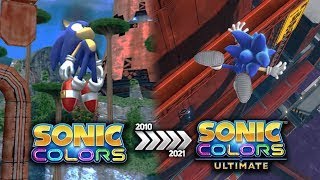 Planet wisp ACT 4 Comparison Sonic Colors Ultimate vs Sonic Colors Dolphin