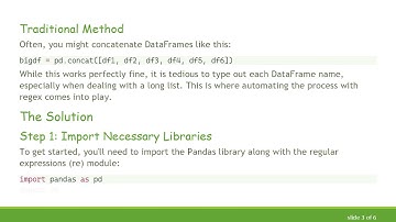 Concatenating DataFrames in Python Using Regular Expressions Made Easy