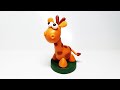 How to make Giraffe of modelling clay