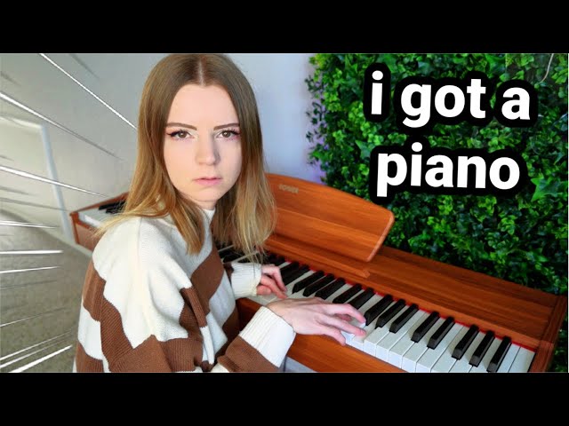 I got a new piano (unboxing) class=