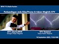 Comparison GTV Pada Saat Adzan Maghrib 18 Sep 2023