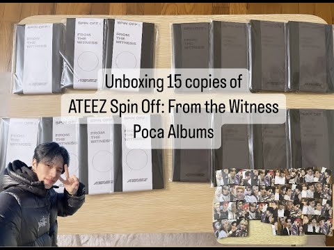 [Unboxing] ATEEZ/에이티즈 | 15 copies of SPIN OFF: From The Witness Poca album