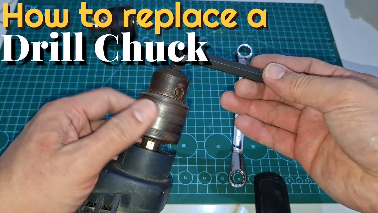 How to replace a Drill Chuck - YouTube