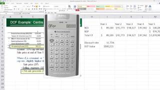 Value calculation using uneven cash flows