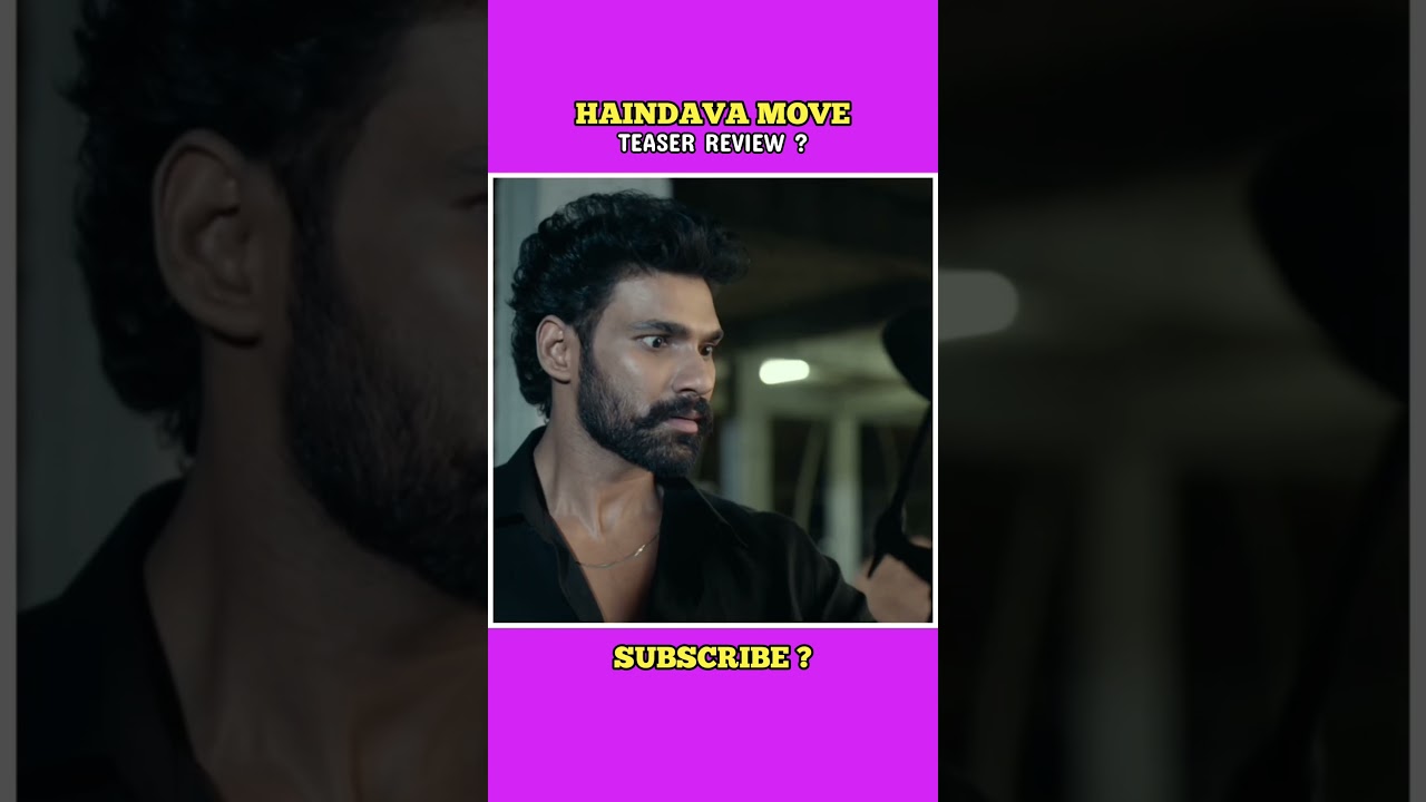Haindava Teaser Review 😱🥵 #bellamkondasaisrinivas #haindava #movie #teaser #review #trending #shorts