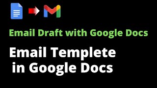 How to Draft Gmail Messages with Google Docs in Hindi