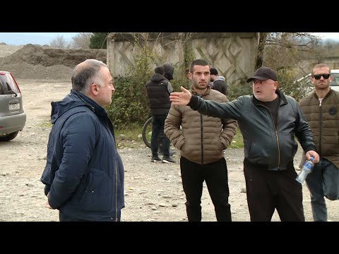 ავტომაგისტრალზე დასაქმებული მუშები კუთვნილ ანაზღაურებას ითხოვენ