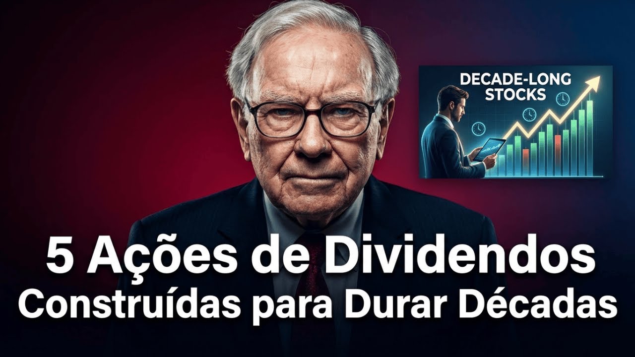 Top 5 Ações de Dividendos Construídas para Durar a Vida Toda | Warren Buffett