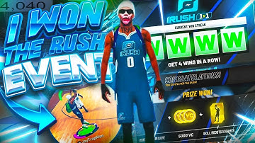 I TOOK THE MOST OVERPOWERED BUILD IN NBA 2K20 TO RUSH | WINNING RUSH EVENT