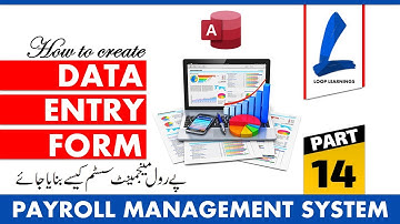 How to Make Payroll Management System Part 14 in Urdu/Hindi | Data Entry Forms in Access
