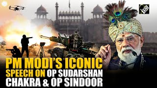 O primeiro-ministro Modi profere um discurso icônico, invocando a Operação Sudarshan e a Operação...