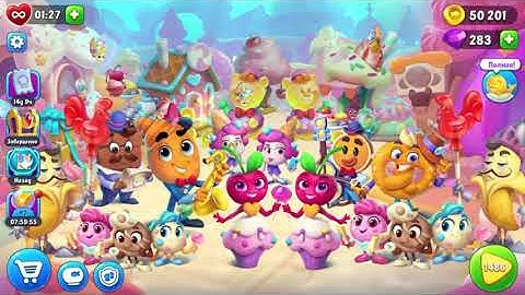 Fishdom 1485 Hard Level - NO BooSTERS