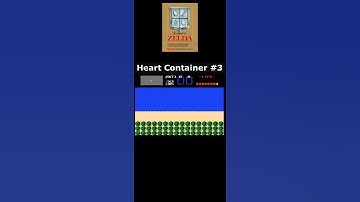 Hidden Heart Container #3 - First Quest - The Legend of Zelda (NES) #Shorts