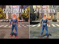 Spider-Man 2 vs Spider-Man Remastered - Physics and Details Comparison