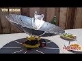 3D Printed Solar Furance | Clean energy | BBQ | Sunlight | Prototype
