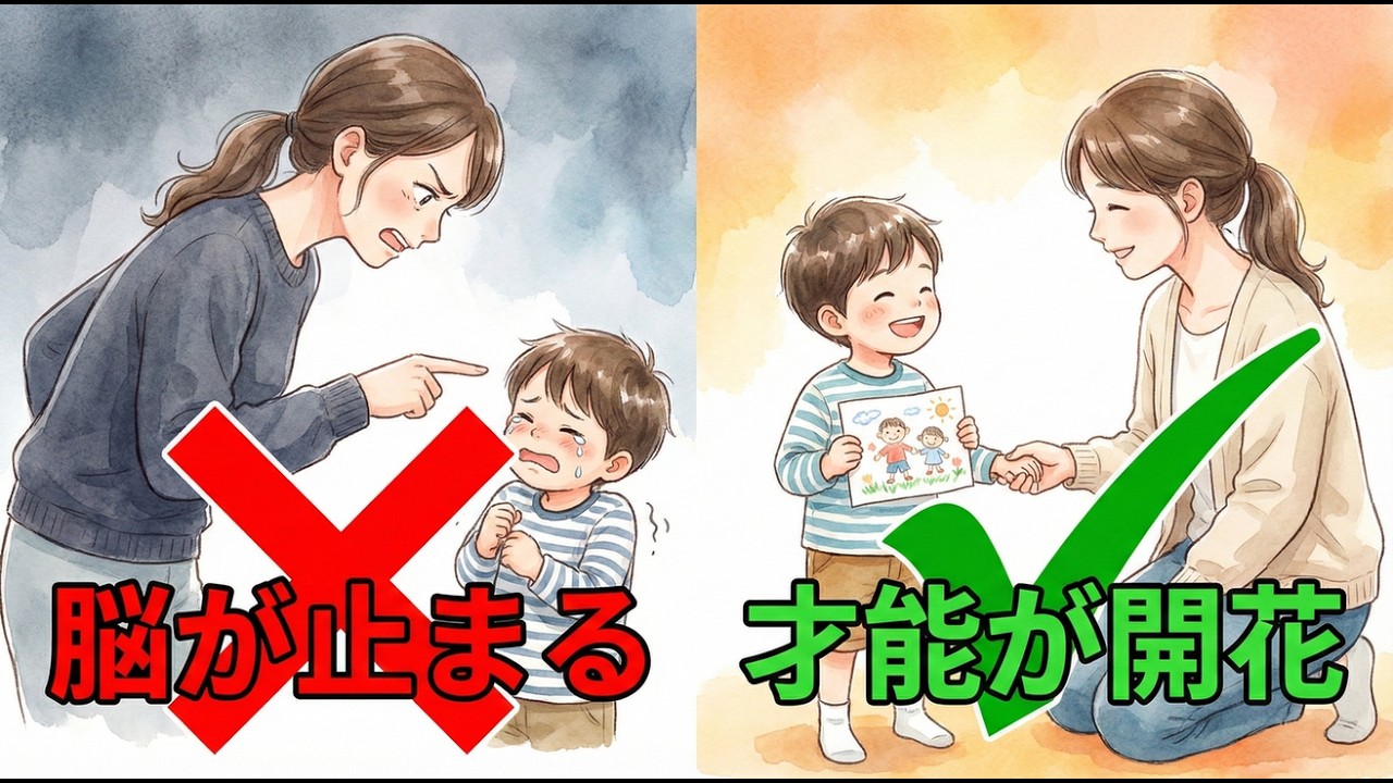 【絶対やめて】「早くしなさい」は逆効果！子供の才能を伸ばす唯一の会話術