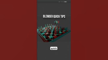 Blender Quick Tips - 3D Rendering #b3d #blender #blendertutorial