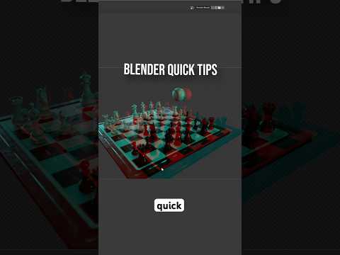 Blender Quick Tips