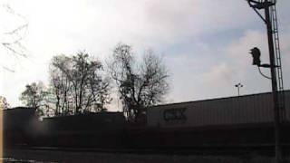 CSX L173 intermodel blasts westbound through Prices Corner.