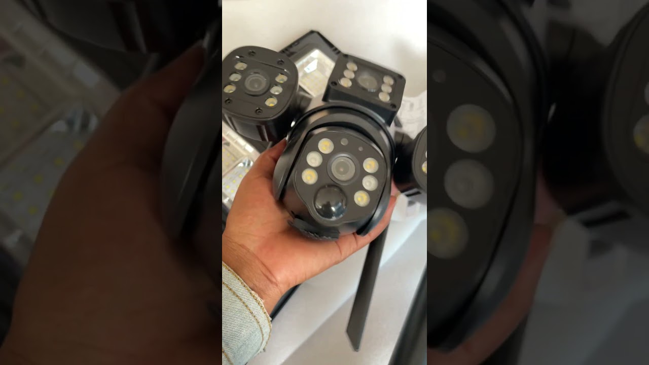 450W Solar CCTV Street Light V380 Camera WiFi Security Light