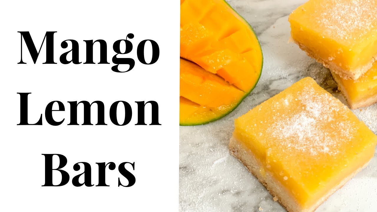 Mango Lemon Bars YouTube