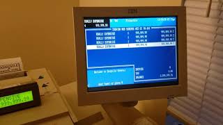 Overflowing the total to become negative in SurePOS ACE.