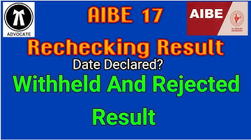 Rechecking Result and Withheld Result Declared by BCI?? Rejected Result problems solve by BCI