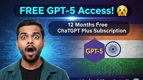 OpenAI's FREE GPT-5 Offer for India! (Don't Miss This) ✴️How To Clam Free Chatgpt Gpt Subscription ✅