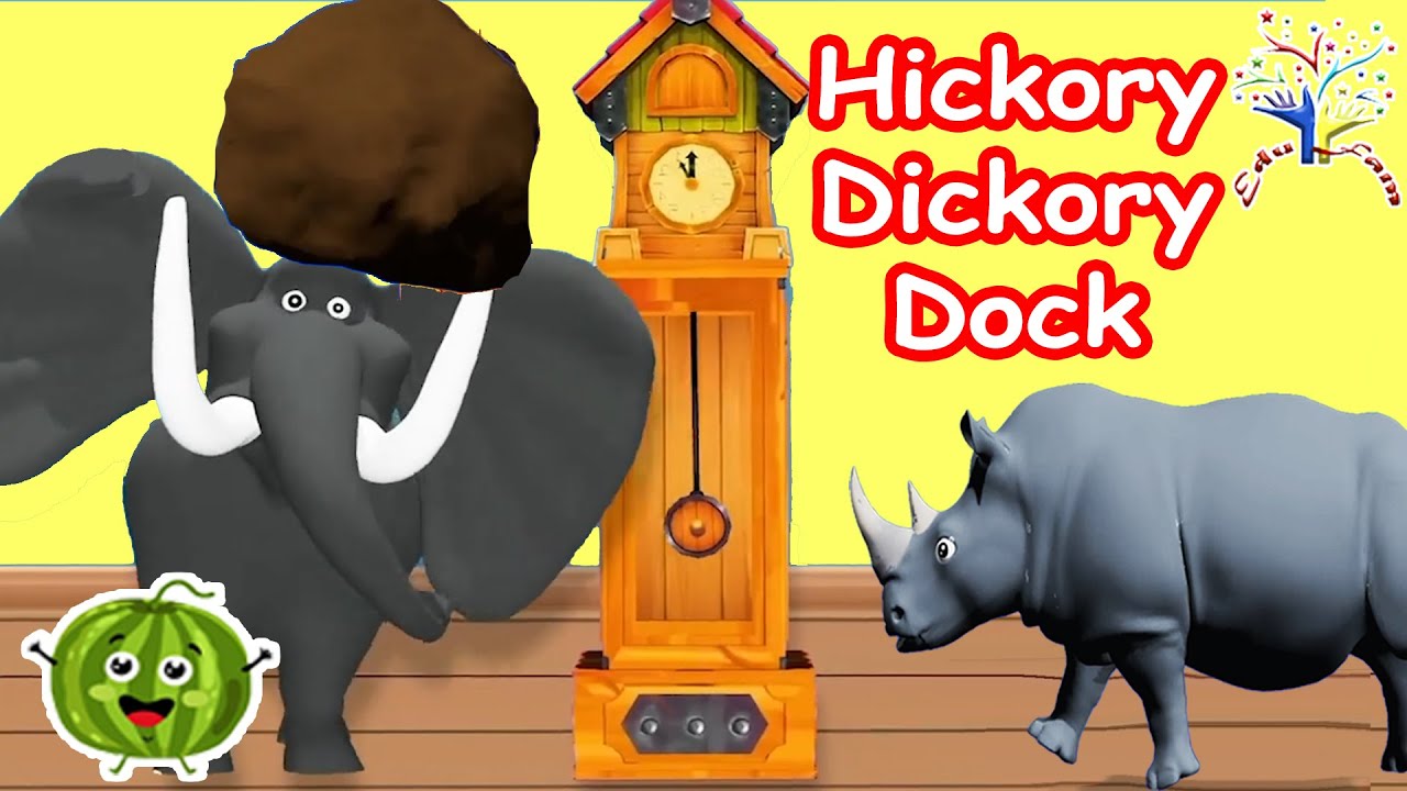 Hickory Dickory Dock || Super simple kids song AI3AI48 || Kids Songs and Nursery Rhymes || EduFam