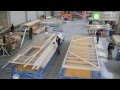 Prefab timber frame element (closed panel) manufacturing