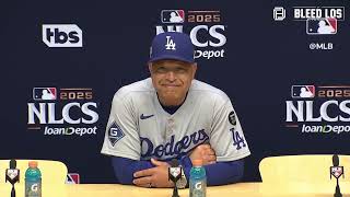 Dodgers Postseason: Dave Roberts on Yoshinobu Yamamoto's Complete
