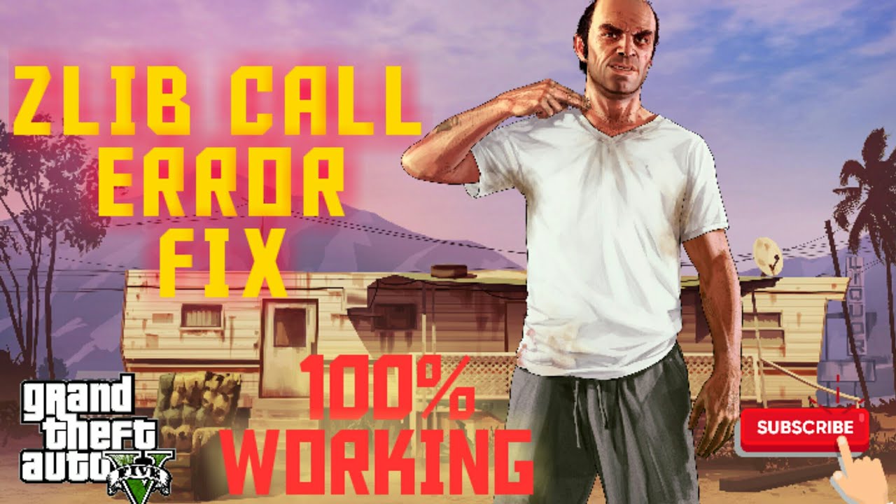 GTA V zlib call error fix (cracked version ) YouTube