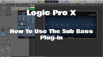 Logic Pro X - How To Use The Sub Bass Plug-in
