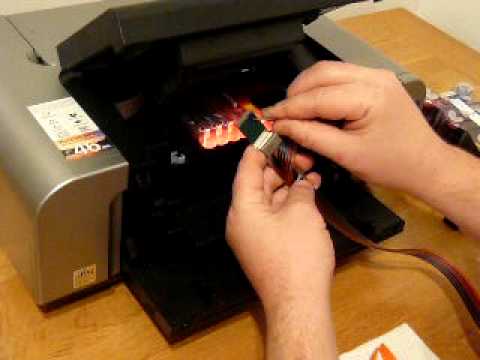 ip6600d ip6700d Ciss continuous ink installation part - YouTube