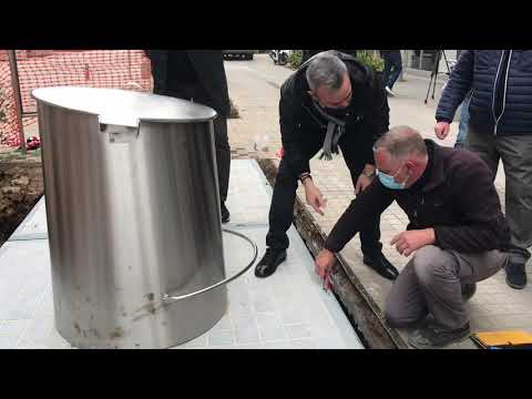 Τοποθετούνται οι πρώτοι υπόγειοι κάδοι στην Θεσσαλονίκη