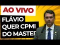 AO VIVO: Flávio Bolsonaro pede CPMI do Banco Master após áudios de cobrança com Daniel Vorcaro